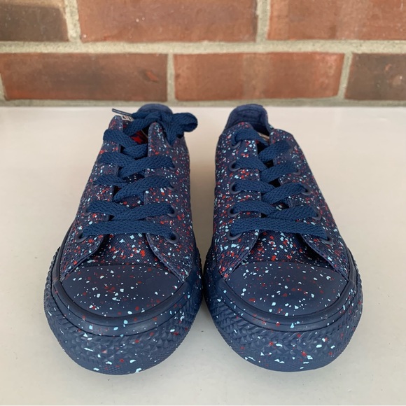 Converse Boys CHUCK TAYLOR LOW TOP Fabric Low Top Sneakers MultiColor US 13 M - Picture 3 of 9